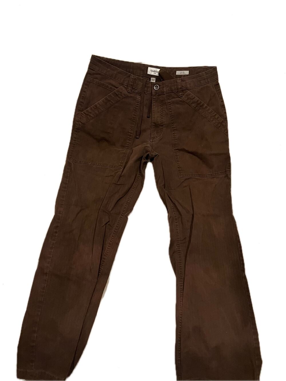 Goodfellow Relaxed Rust Brown Carpenter Jeans 33x32